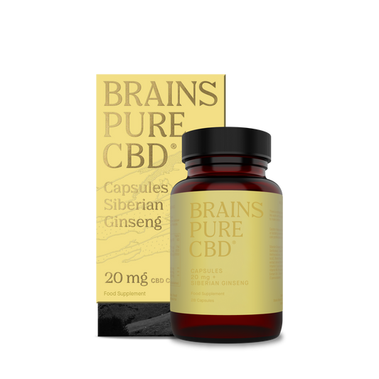 CBD + Siberian Ginseng 20 mg Capsules