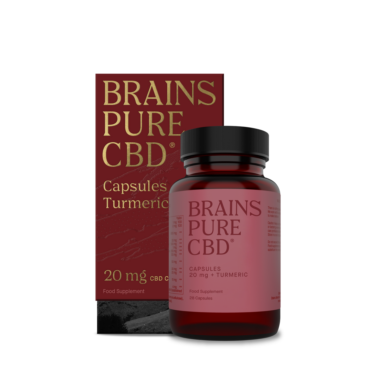 CBD Turmeric 20 mg Capsules