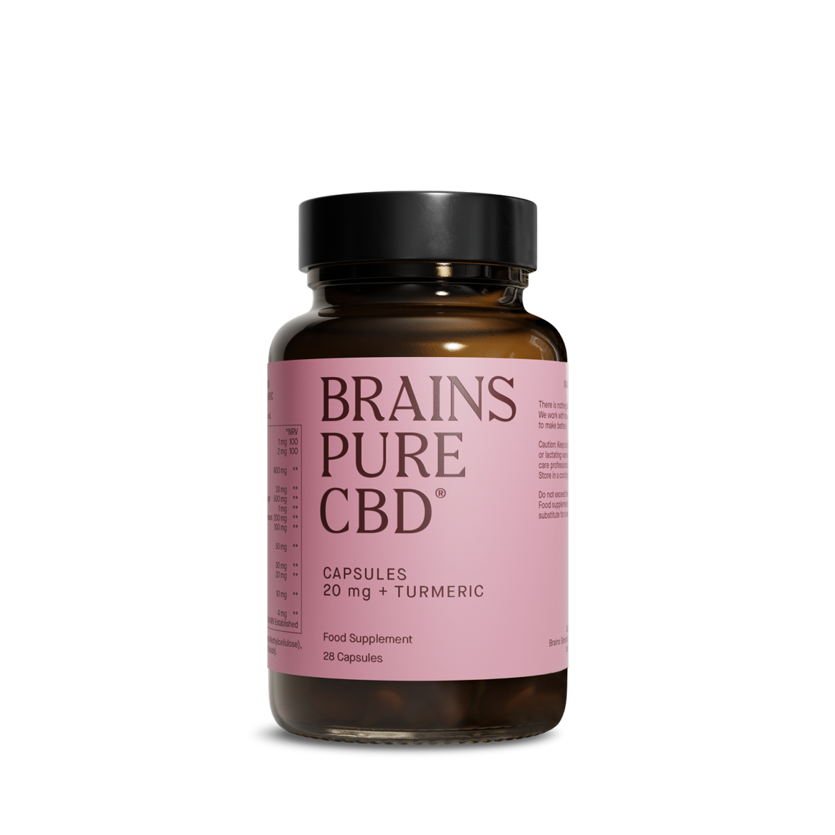 CBD Turmeric 20 mg Capsules