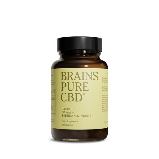 CBD + Siberian Ginseng 20 mg Capsules